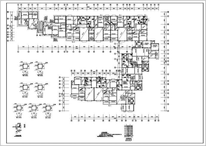 某城市多层砖混结构住宅工程CAD施工图纸_图1