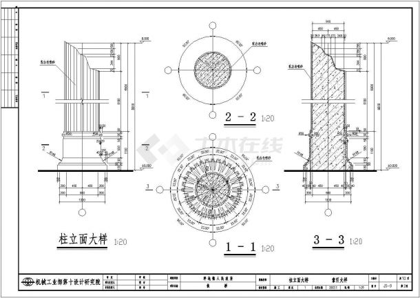 深圳坪地镇铁桥-66m人行悬索桥设计cad全套建筑施工图（含设计说明）-图一
