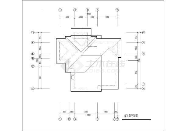 某二层框架结构欧式别墅（建筑面积294.4平方米）设计cad建筑方案图（甲级院设计）-图一