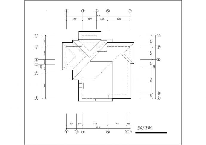 某二层框架结构欧式别墅（建筑面积294.4平方米）设计cad建筑方案图（甲级院设计）_图1