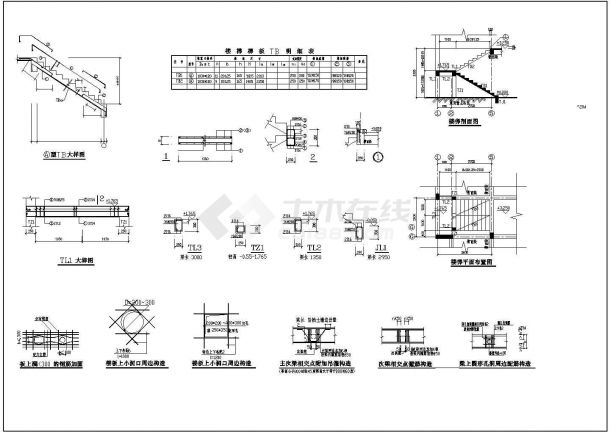 中国古典别墅建筑施工CAD设计图纸-图一