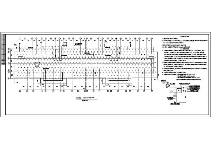 某基坑工程设计cad素混凝土桩地基处理图纸（含设计说明）_图1