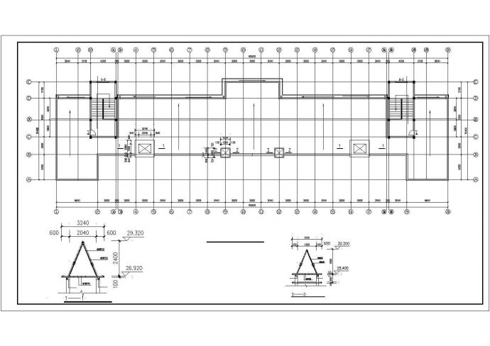 苏州市某高校8800平米7层框架结构教学综合楼建筑+结构设计CAD图纸_图1