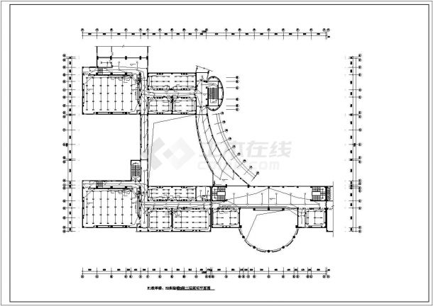 重庆某中学1.2万平米五层框混结构教学楼全套电气系统设计CAD图纸-图一
