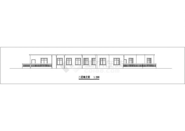 2200平米3层框混结构民宿酒店平立面设计CAD图纸（2套方案）-图一