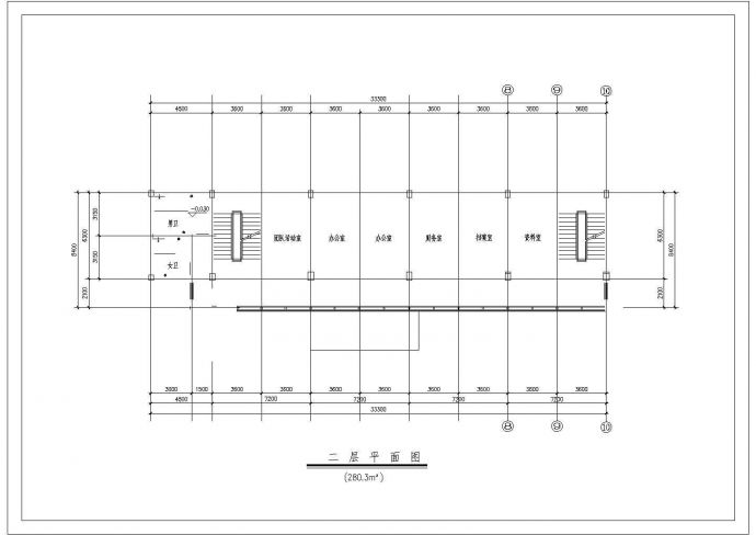  砖混结构教学楼施工图纸（包含4套图纸）_图1