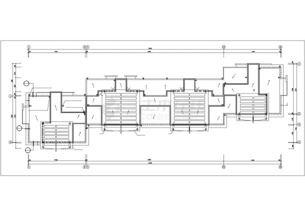 6400平米8层钢混框架结构住宅楼全套建筑设计CAD图纸-图一