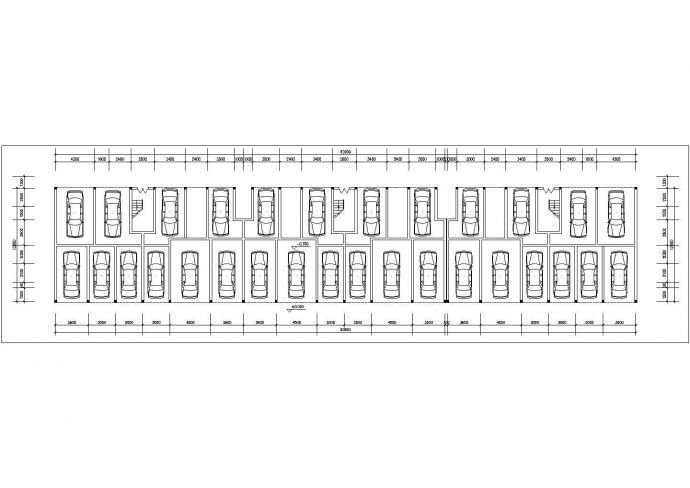 4600平米6层混合结构住宅楼平立剖面设计CAD图纸（含阁楼和架空层）_图1