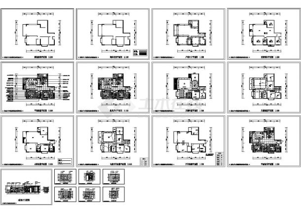 现代风格两室一厅的家装设计方案全套（带3D、效果图和预算）-图一