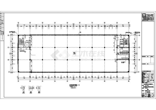 【5层】9747.9平米五层框架厂房工程量计算书（含钢筋工程量计算及图纸）.dwg-图一