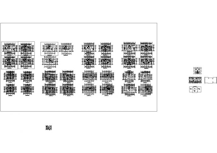 31种住宅户型图设计（80~130平米）(cad)_图1