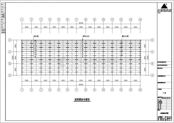 厂房设计_漯河某经济区规划二期标准化厂房建筑CAD施工图纸-图二