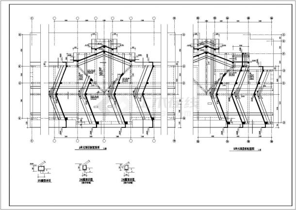 【精品】7层砖混住宅楼设计方案CAD图纸-图二