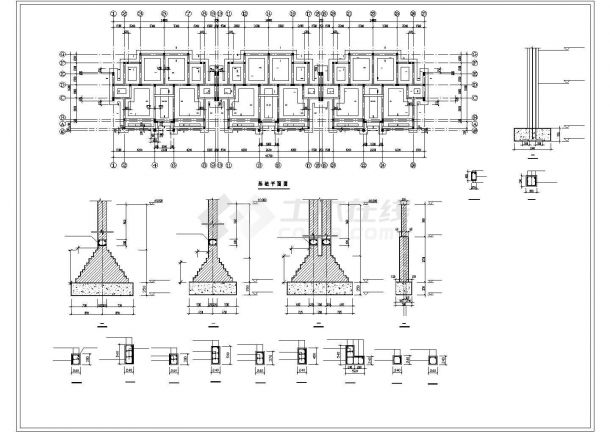 【精品】六层民居住宅楼设计方案CAD图纸-图一