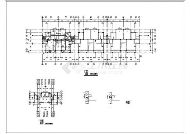 【精品】六层民居住宅楼设计方案CAD图纸-图二