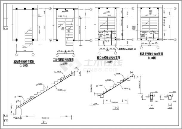 【最新】七层砖混住宅专业设计方案CAD图纸-图二