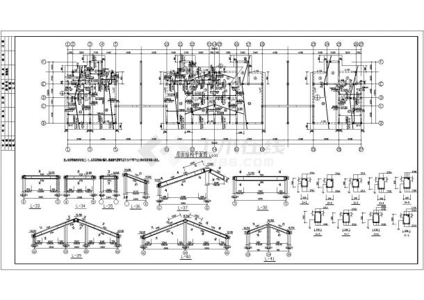 【最新】市中心花园洋房设计方案CAD图纸-图二