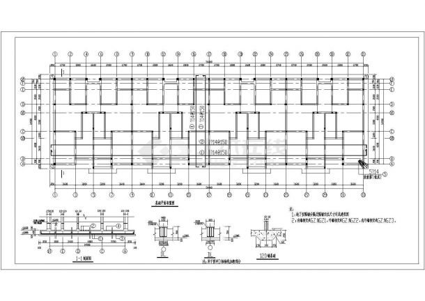 【最新】高级小区小户型砌体单元楼设计方案CAD图纸-图一