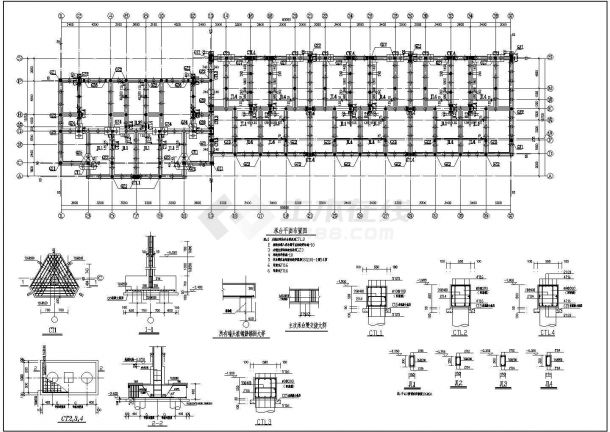 【最新】六层砌体小区住宅楼设计方案CAD图纸-图一