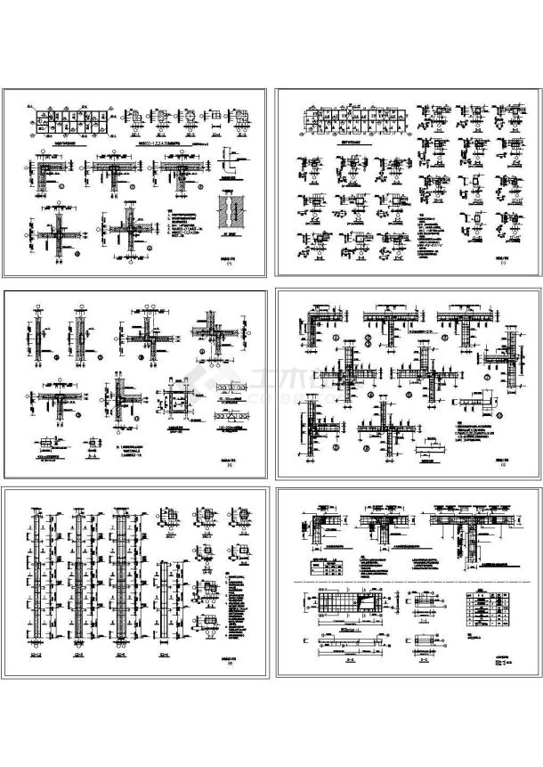 混凝土构造柱、圈梁做法施工图纸-图一