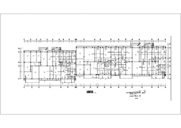 【精选】六层砖混住宅楼建筑设计CAD图纸-图二