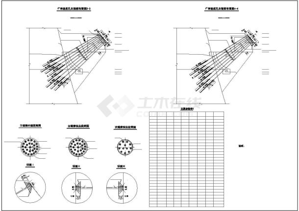 【精选】水利工程导流底孔闸墩设计CAD图纸-图二