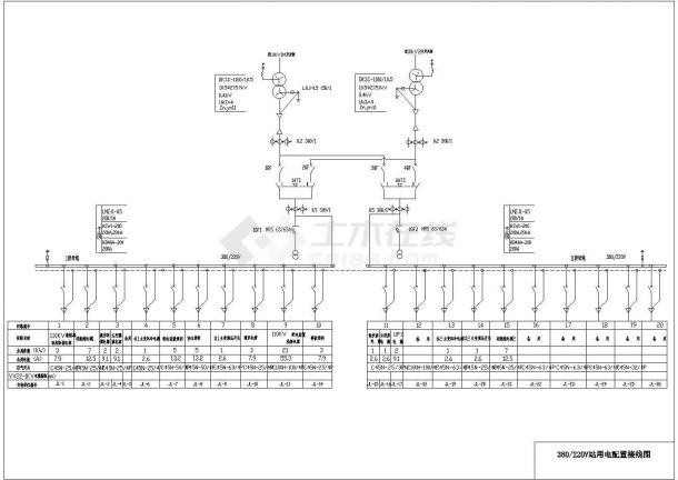 南网110kV电气设计方案施工图-图二