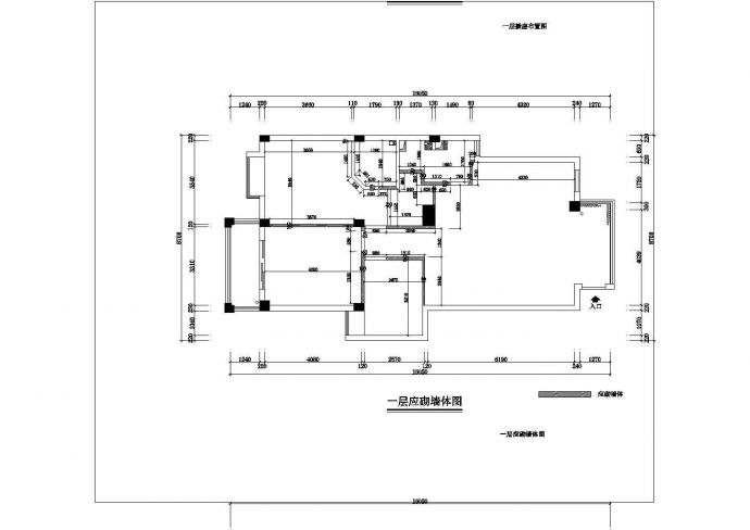 某独立别墅装修CAD设计图纸_图1