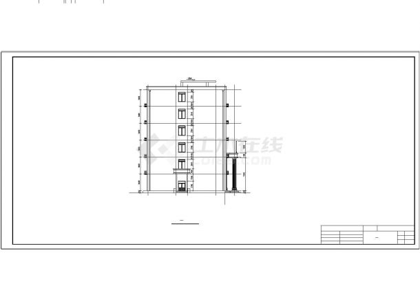 【6层】5040㎡综合楼毕业设计（计算书、建筑、结构图）.dwg-图二
