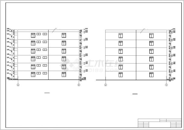 【6层】5143.67平米框架办公楼（含计算书、建筑、结构图）.dwg-图一