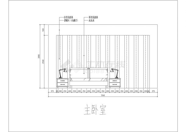 杭州市晨光花园小区115平米户型全套装修装饰设计CAD图纸-图二