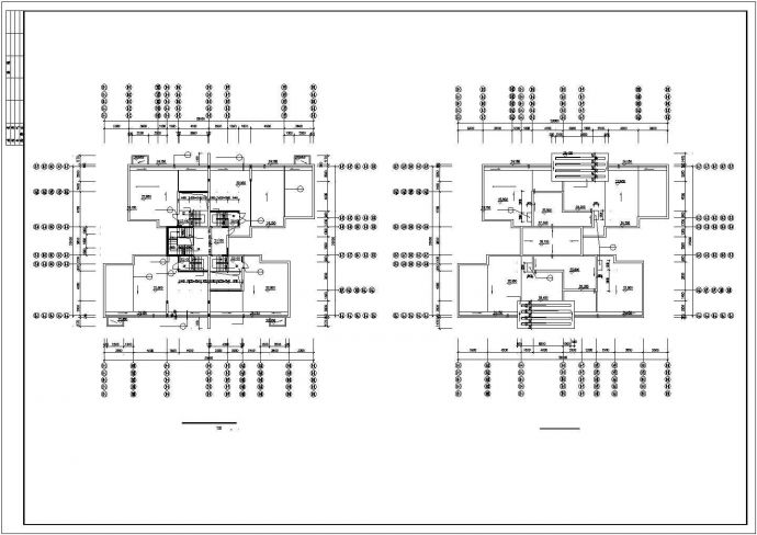 2500平米左右7层框混结构住宅楼全套建筑设计CAD图纸_图1