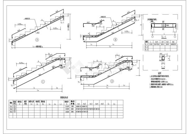 某高档私人住宅建筑钢结构工程CAD图-图一