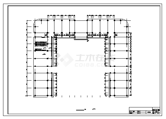 土木工程毕业设计_6200平米五层框架中学教学楼建筑施工cad图(含计算书，毕业设计)-图一