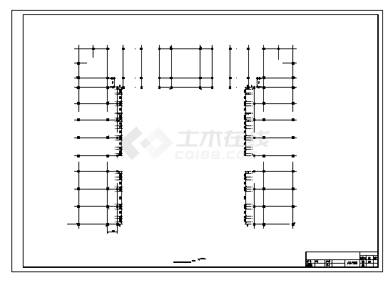 土木工程毕业设计_6200平米五层框架中学教学楼建筑施工cad图(含计算书，毕业设计)-图二