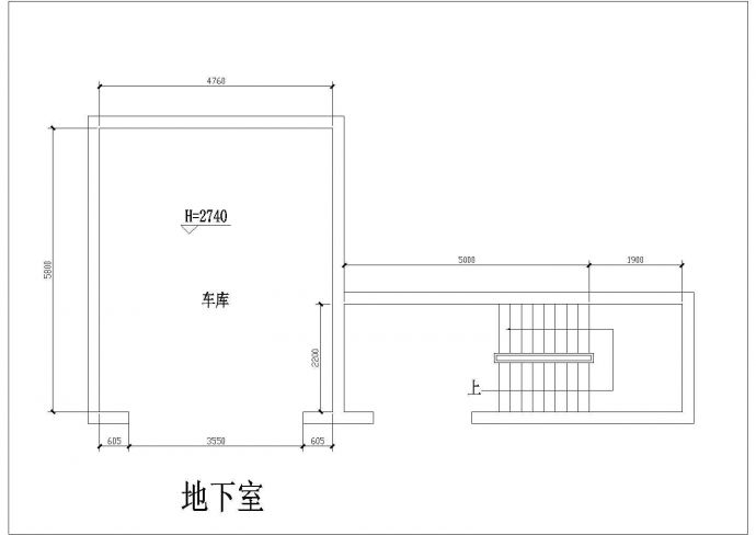 阳光山庄三层框架结构别墅室内装修设计cad平面方案图（标注详细）_图1