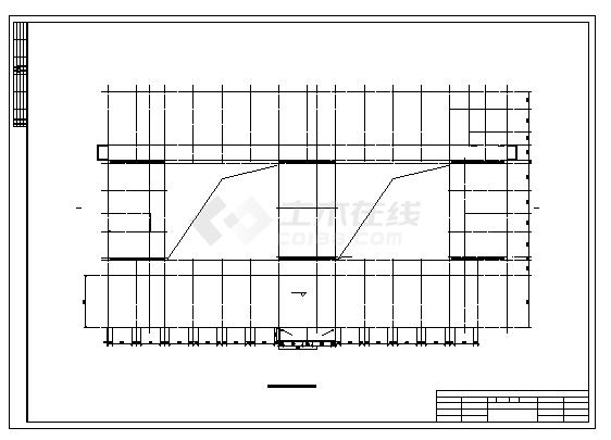 土木工程毕业设计_7200平方米某4层教学楼全套建筑施工cad图(含计算书，毕业设计)-图二