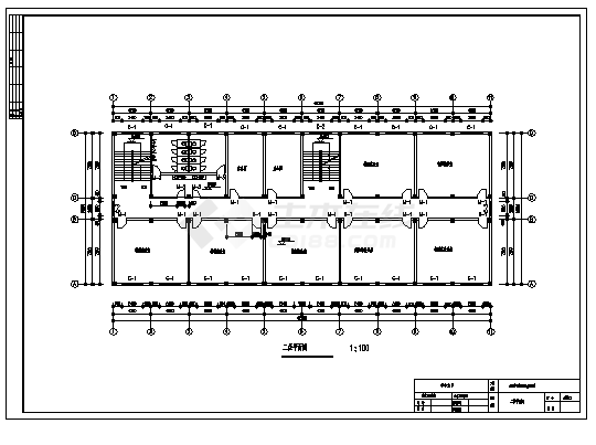 土木工程毕业设计_某四层框架结构中学实验楼建施cad图(含计算书，毕业设计)-图一