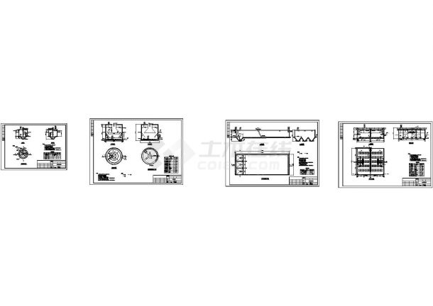 调节沉淀池+UASB+SBR设计施工图纸-图一