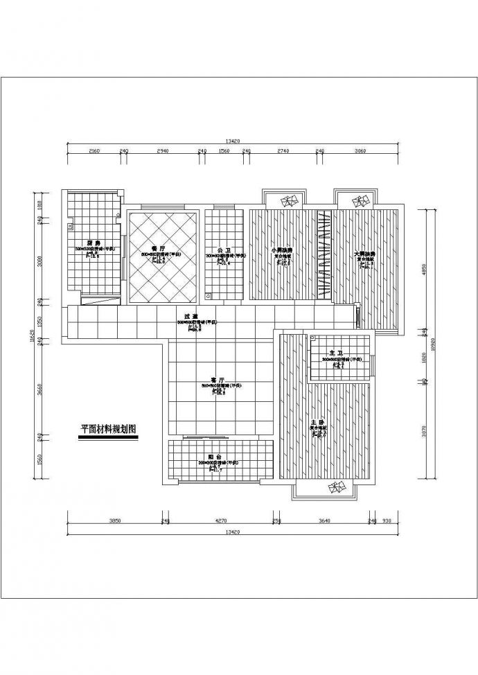 某欧式别墅室内装修CAD设计图纸_图1