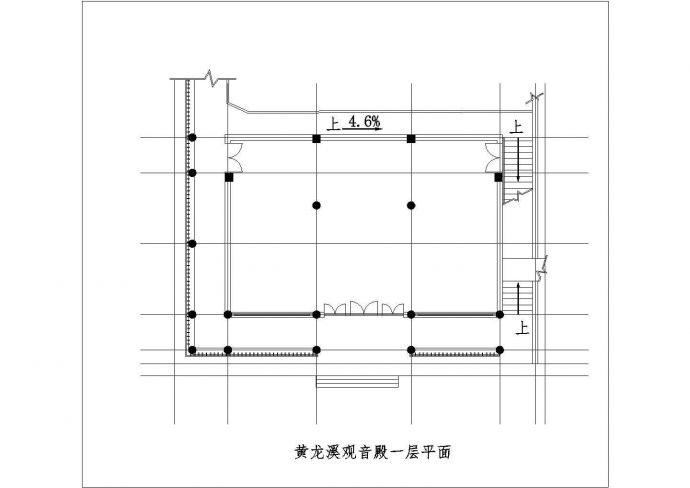 某地景区古庙建筑全套详细设计施工方案CAD图纸_图1