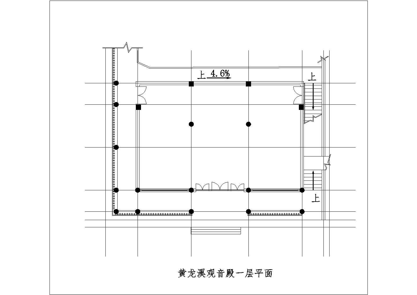某地景区古庙建筑全套详细设计施工方案CAD图纸
