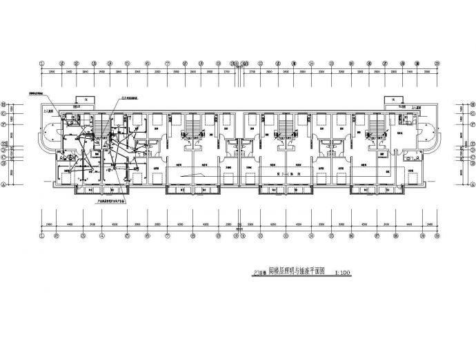 某住宅小区电气详细设计cad施工图_图1