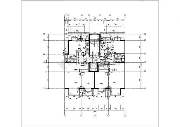 北京某在建楼盘住宅建筑户型设计cad图（共5张）-图一