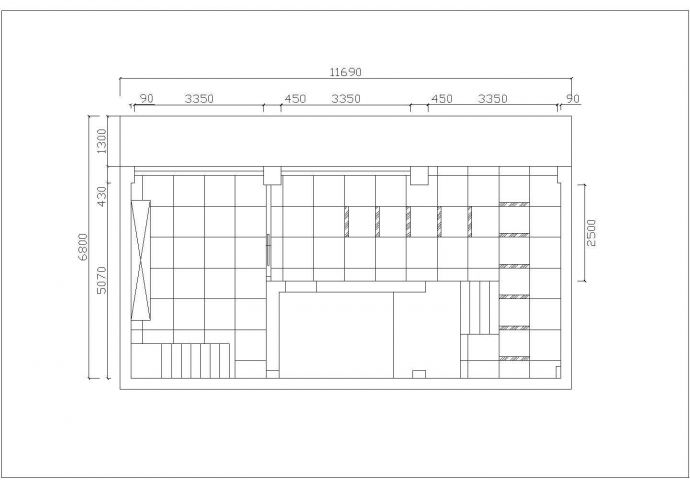 某地大型标准住宅房建筑设计方案cad图纸_图1