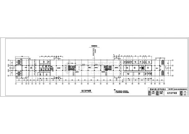 某地下双层岛式车站设计cad全套施工图（含计算书）-图二