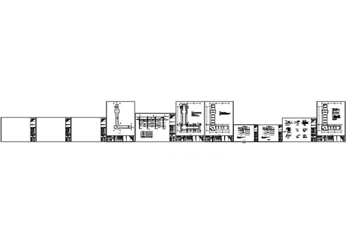 深基坑 支护 设计 方案 拉森钢板桩CAD图_图1