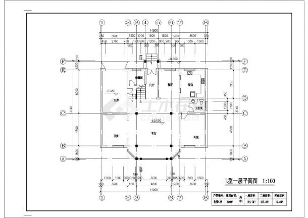 某创业农庄二层框架结构别墅设计cad全套建筑施工图（甲级院设计）-图二