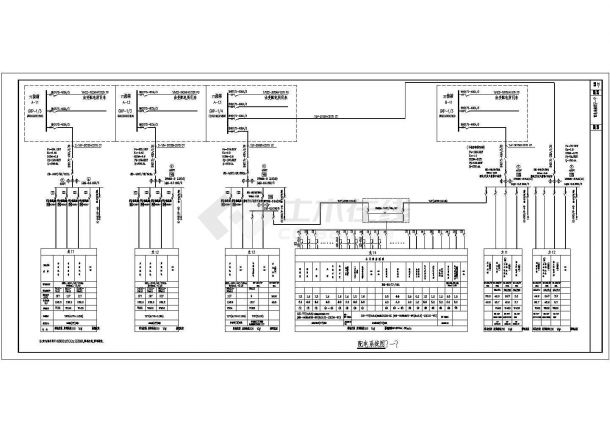 25层及商场和人防的动力和照明系统图(全部汇总)cad图纸-图一