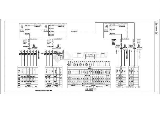 25层及商场和人防的动力和照明系统图(全部汇总)cad图纸-图二